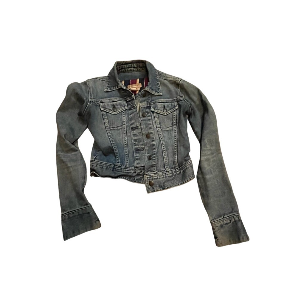 Abercrombie and Fitch Button Kids Denim Jean Jacket size small